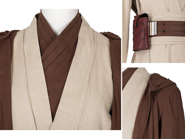 Costume Cosplay Suit Jedi Master Halloween Party Suit Star Wars Obi Wan Kenobi