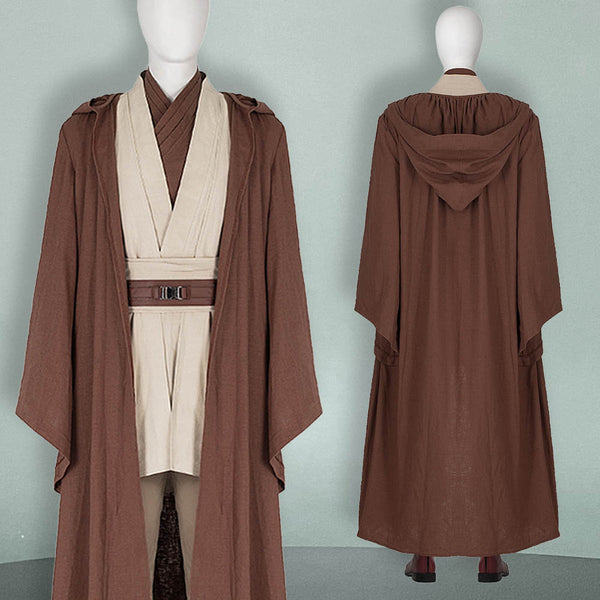Costume Cosplay Suit Jedi Master Halloween Party Suit Star Wars Obi Wan Kenobi