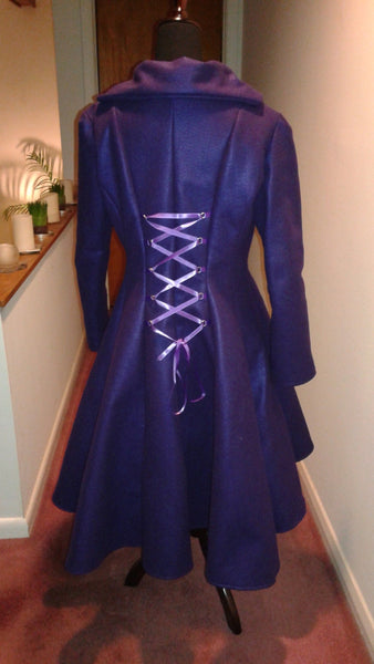 Women's Swirl Wilhemina Wonka Steampunk Handmade coat
