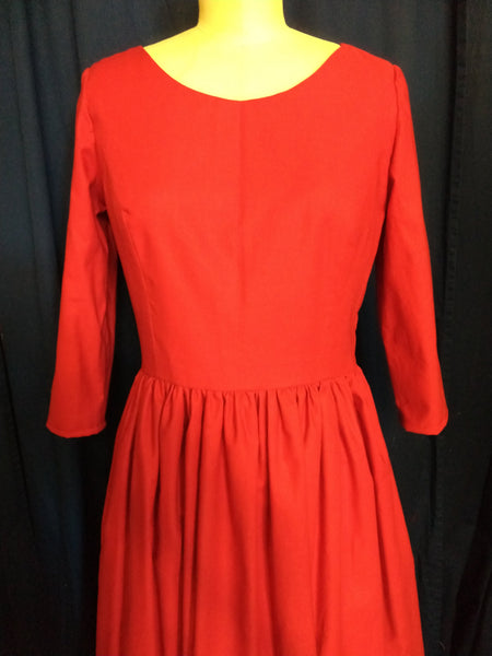 READY TO SHIP in small only medium and large only Handmaid's Tale Costume  Dress bonnet and bag.