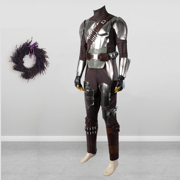 Costume Cosplay Suit Halloween Outfit Men Outfit The Mandalorian Season 3 Din Djarin