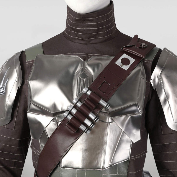 Costume Cosplay Suit Halloween Outfit Men Outfit The Mandalorian Season 3 Din Djarin