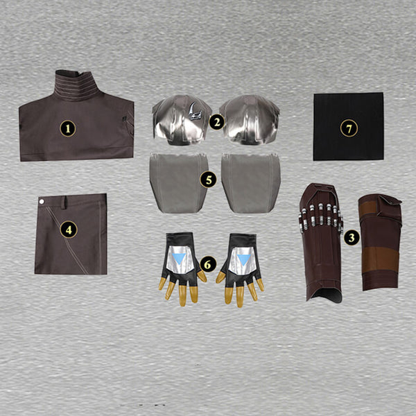 Costume Cosplay Suit Halloween Outfit Men Outfit The Mandalorian Season 3 Din Djarin