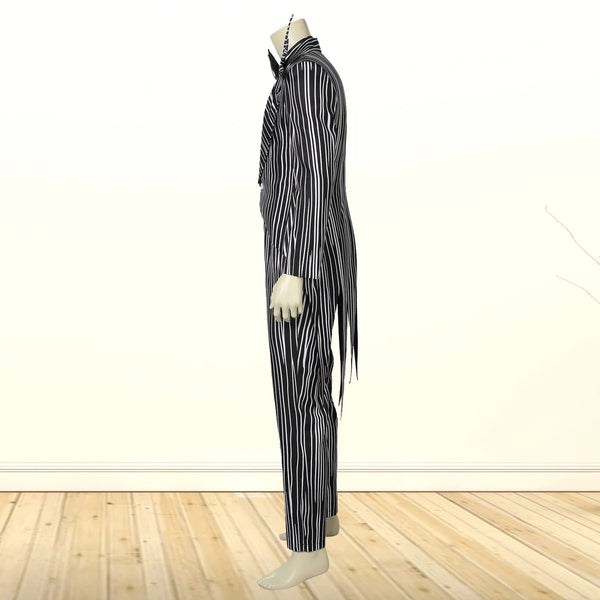 Costume Cosplay Suit Halloween Outfit The Nightmare Before Christmas Jack Skellington