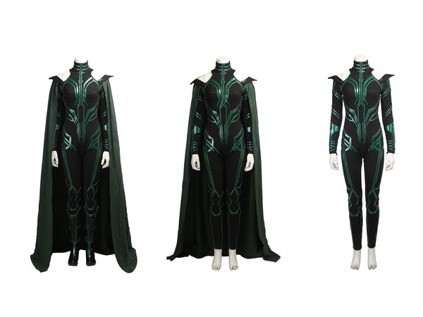 Cosplay Costume Halloween Outfit Thor 3 Ragnarok Hela Cosplay Jumpsuit Hela Goddess of Death
