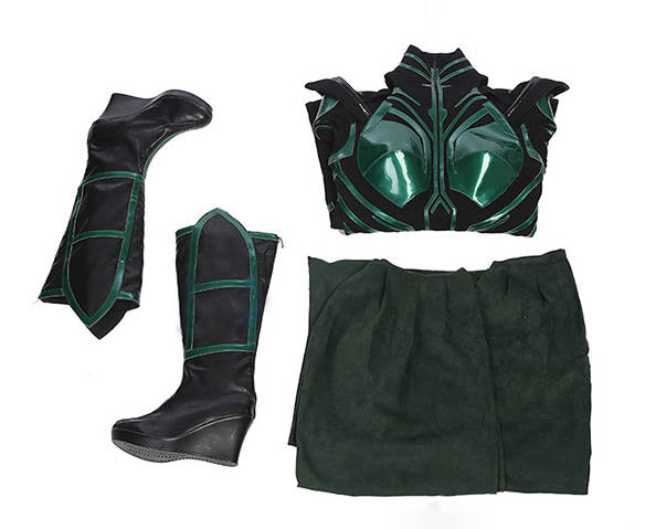 Cosplay Costume Halloween Outfit Thor 3 Ragnarok Hela Cosplay Jumpsuit Hela Goddess of Death