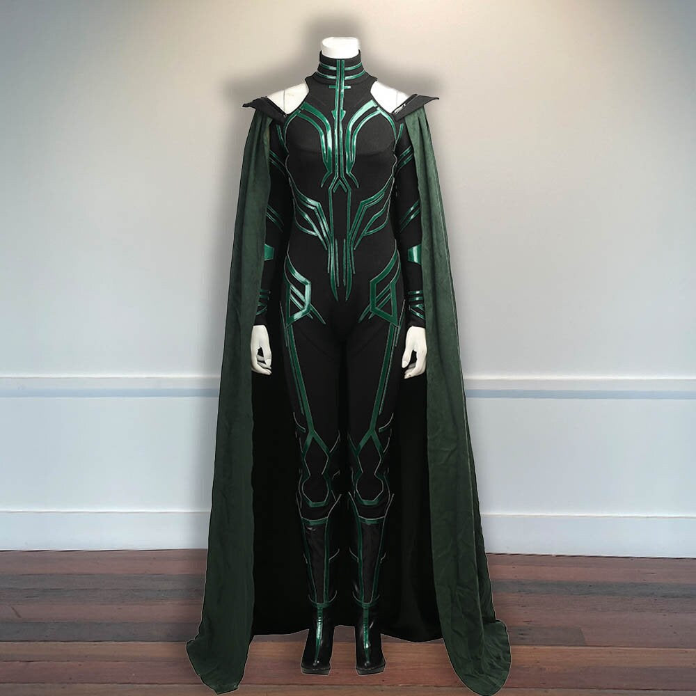 Cosplay Costume Halloween Outfit Thor 3 Ragnarok Hela Cosplay Jumpsuit Hela Goddess of Death