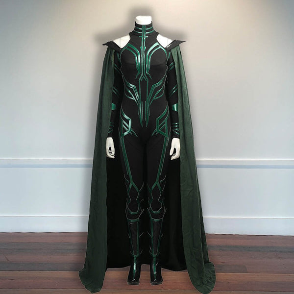 Cosplay Costume Halloween Outfit Thor 3 Ragnarok Hela Cosplay Jumpsuit Hela Goddess of Death