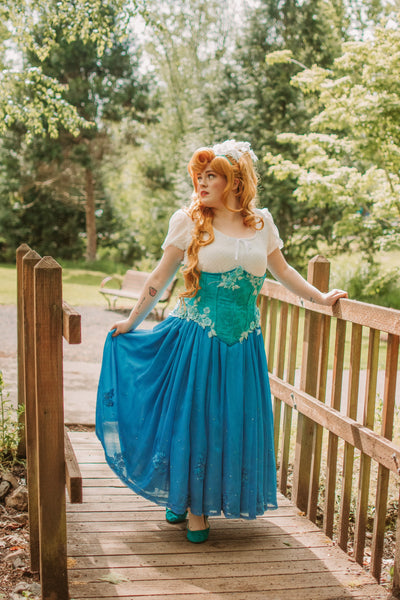 Thumbelina Costume Cosplay Corset Adult Women SAMPLE SALE