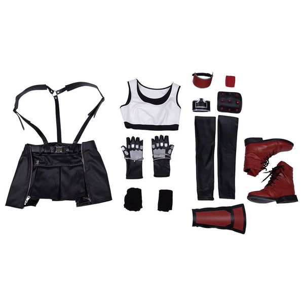 Costume Cosplay Outfit FFVII Halloween  Tifa Final Fantasy 7 Remake