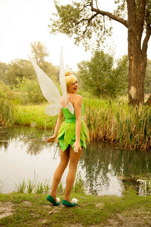 Tinkerbell Costume Tinker Bell Dress Cosplay Costume with Wings – Cosplayrr