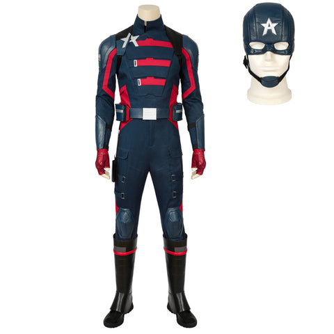 Men Outfit Hat Shoes from The Falcon and the Winter Soldier TFATWS US Agent Captain America Cosplay Costume