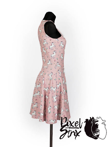 Decora harajuku unicorns cute kawaii unicorn pink dress pastel goth gothic
