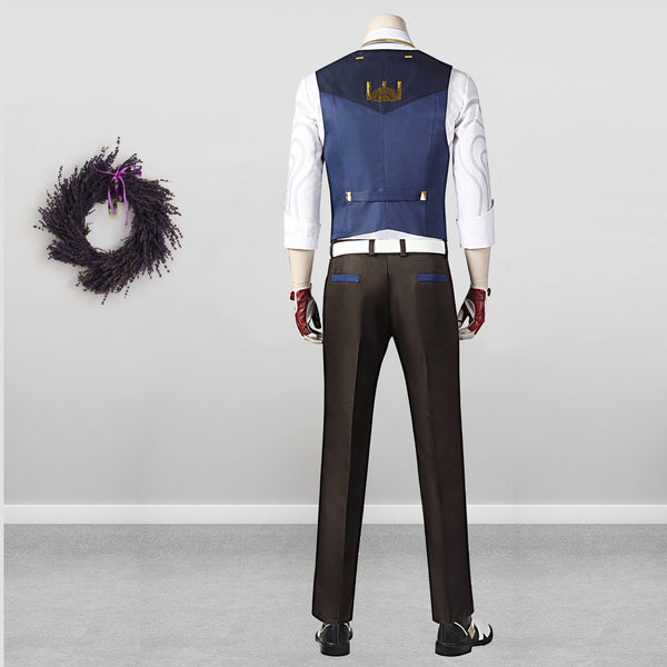Costume Cosplay Suit Men Outfit Valorant Chamber