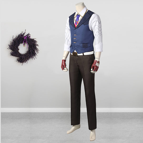 Costume Cosplay Suit Men Outfit Valorant Chamber