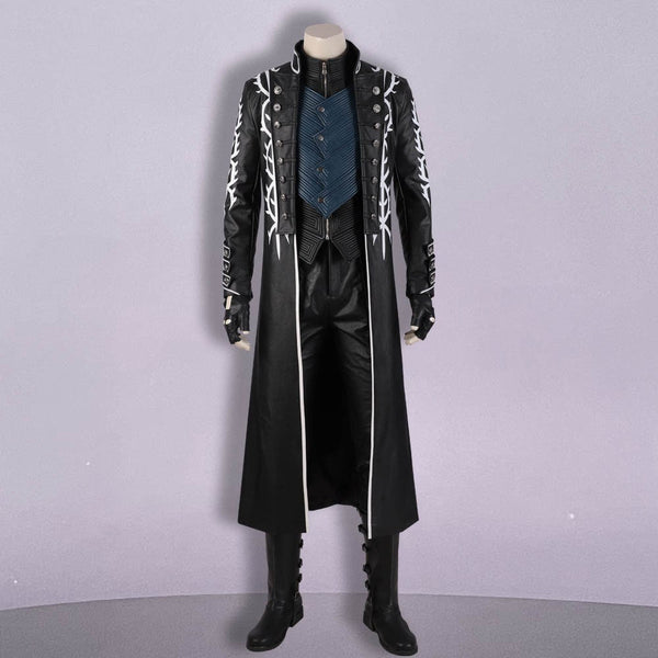 DMC 5 Halloween Cosplay Party Suit Vergil Devil May Cry 5 Cosplay Costume