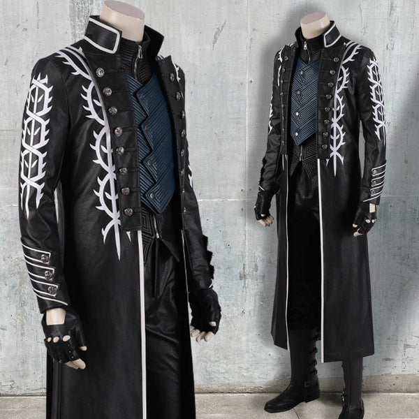 DMC 5 Halloween Cosplay Party Suit Vergil Devil May Cry 5 Cosplay Costume