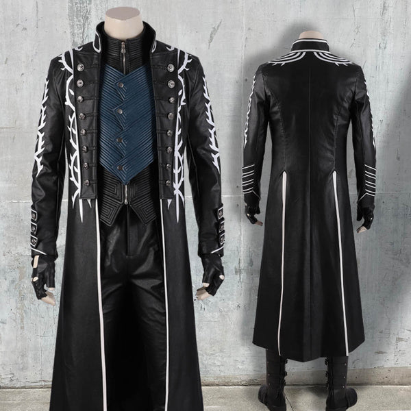 DMC 5 Halloween Cosplay Party Suit Vergil Devil May Cry 5 Cosplay Costume
