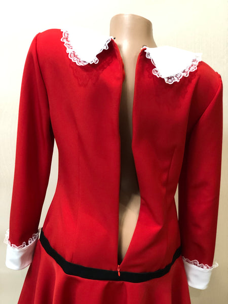 Halloween costume Willy Wonka and the Chocolate Factory costume Photo Prop Cosplay Peter Pan collar Veruca Salt Costume Veruca Salt dress