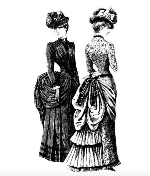 Women's Velvet Dress Victorian Era