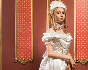 Bustle dress 1885 Wedding dress Victorian dress