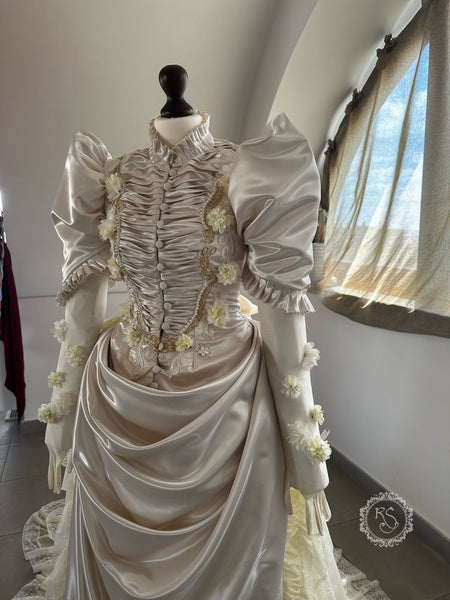 Inspired by Christine Daaé dress from Phantom of The Opera Victorian wedding dress high quality lace dress romantic wedding dress