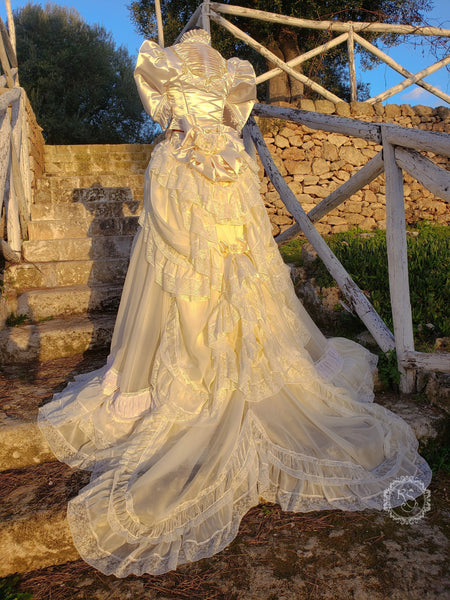 Inspired by Christine Daaé dress from Phantom of The Opera Victorian wedding dress high quality lace dress romantic wedding dress