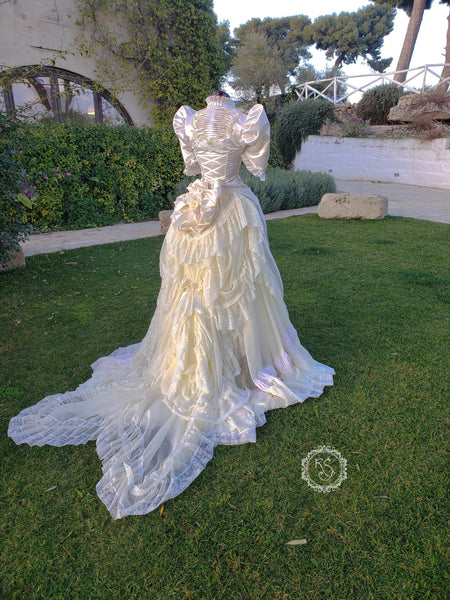 Inspired by Christine Daaé dress from Phantom of The Opera Victorian wedding dress high quality lace dress romantic wedding dress
