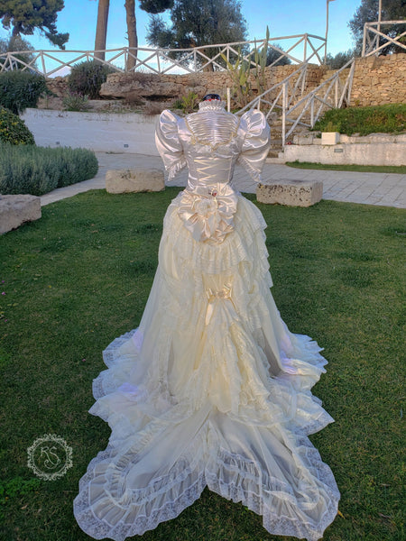 Inspired by Christine Daaé dress from Phantom of The Opera Victorian wedding dress high quality lace dress romantic wedding dress