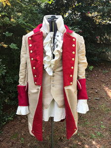 From Beauty and the Beast 2017 Costume Cosplay Adult Live Action Inspired Village Gaston Red Brown Coat and Vest