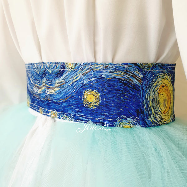 Ren faire corset Gift for her Waist blue corset belt