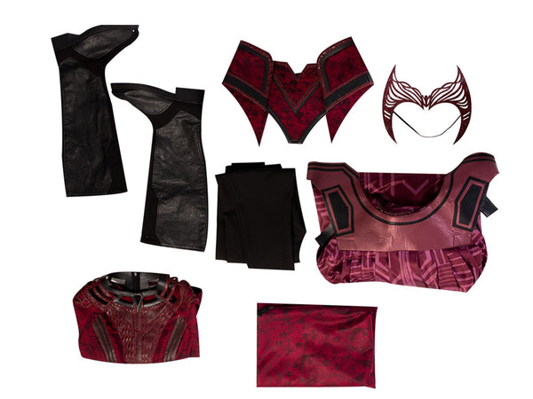 Outfit Dr. Strange in Multiverse of Madness Halloween Outfit Wanda Scarlet Witch Maximoff Cosplay Costume