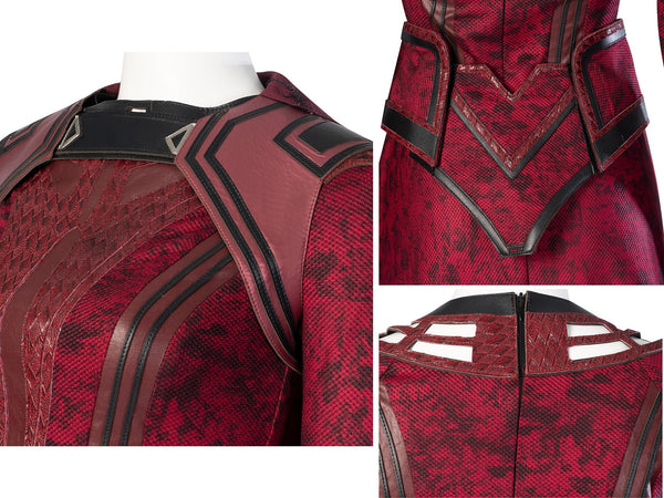 Outfit Dr. Strange in Multiverse of Madness Halloween Outfit Wanda Scarlet Witch Maximoff Cosplay Costume