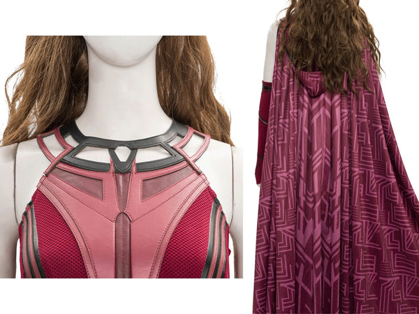 Outfit Halloween Wanda Vision Outfit Wanda Vision Scarlet Witch Costume Cosplay