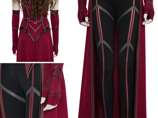 Outfit Halloween Wanda Vision Outfit Wanda Vision Scarlet Witch Costume Cosplay