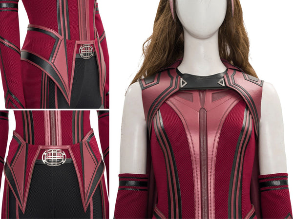 Outfit Halloween Wanda Vision Outfit Wanda Vision Scarlet Witch Costume Cosplay