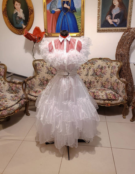 Wedding fairy dress Gothic Prom Dress Gothic wedding dress victorian wedding dress WEDNESDAY ADDAMS REPLICA Dress Wedding dress