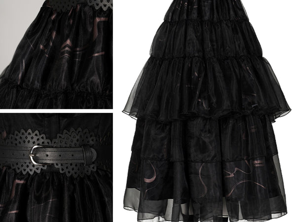The Addams Family Wednesday Halloween Suit Wednesday Addams Dance Dress Raven Black Party Cosplay Costumes