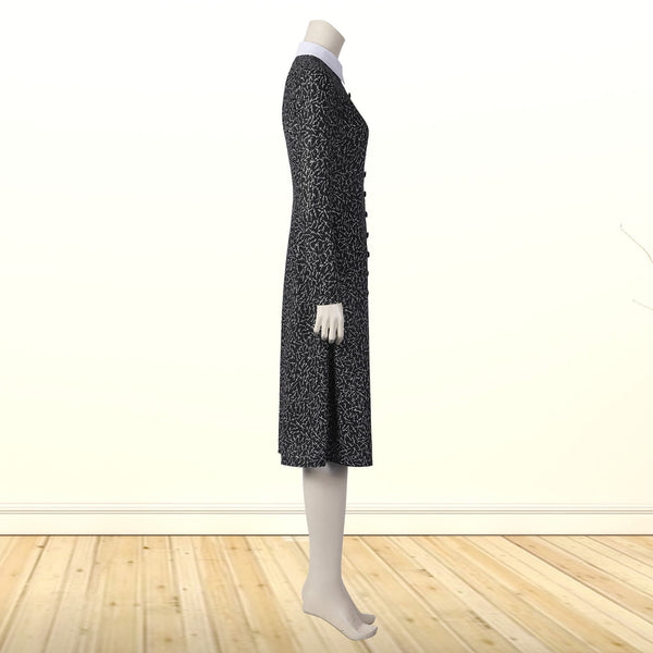 Costume Cosplay Suit The Addams Family 1991 Wednesday Addams Dress