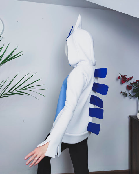 White Legendary Bird male or female cut Cosplay hoodie