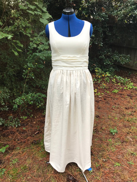 Inspired by Romeo and Juliet White or Cream Linen Adult Dress or Cosplay Costume