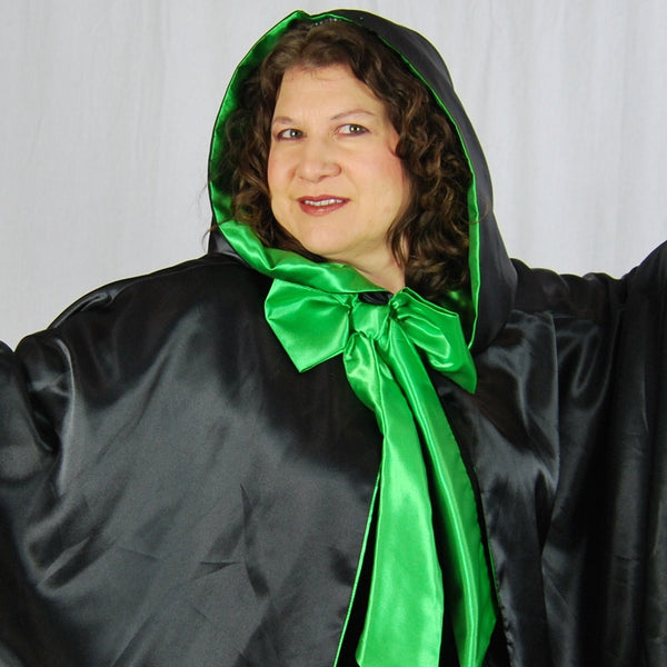 Cape and Skirt Halloween Wicked Witch Costume