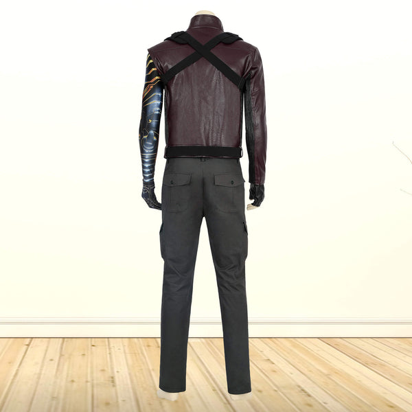 Bucky Barnes The Falcon and the Winter Soldier Halloween Outfit Winter Soldier Costume Cosplay Suit