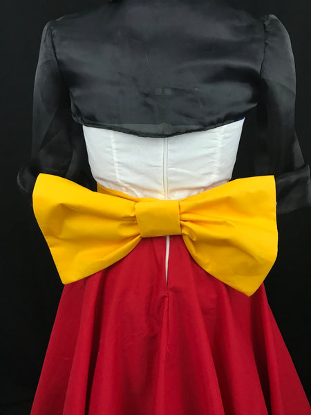 Inspired Bound or Dapper Day Dress Cosplay Women Adult Red and White Mouse