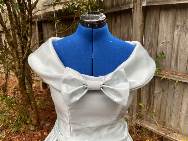 50s Style Dapper Day Dress Cosplay with Bow Women's Custom Adult
