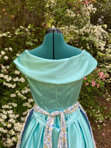 50s Style Dapper Day Dress Cosplay with Bow Women's Custom Adult