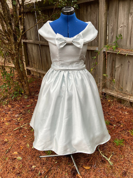 Dapper Day Dress Cosplay with Bow Women's Custom Adult 50s Style