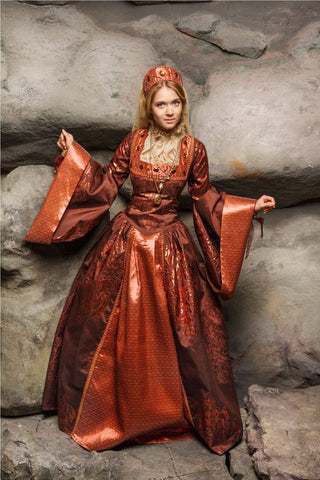 MADE TO ORDER Mary Boleyn An extravagant 16th century costume from paintings of Anne Boleyn's sister Women's Historical Costume