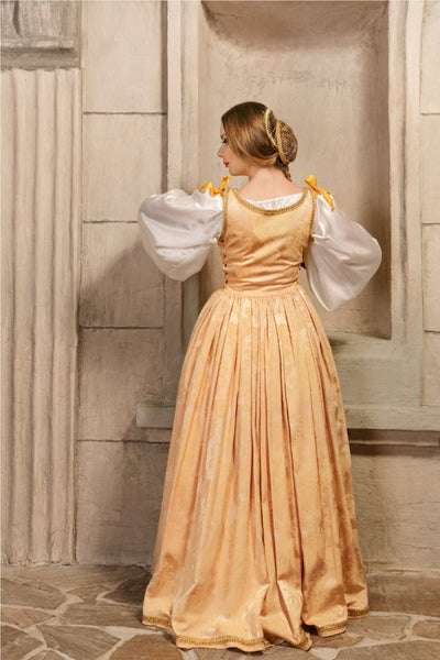 Women's Historical Costume Luxurious costume in the style of mid 15th century Florentine fashion Florentine Princess made to order