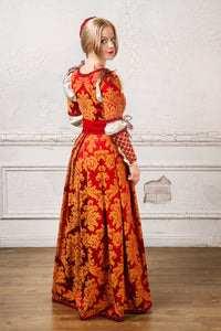 Women's Historical Costume High quality handmade in the style of 15th century Italian fashion Juliet